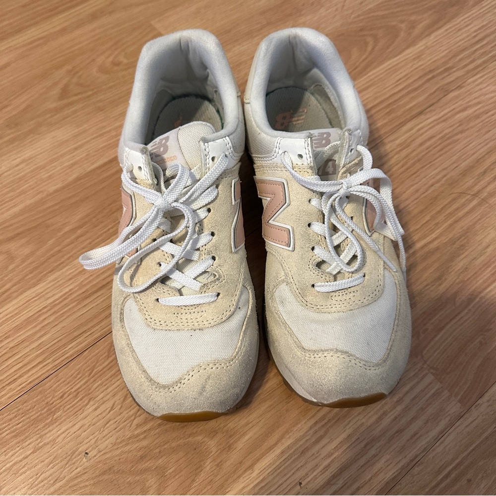 New Balance 574 Classic Sneakers Sea Salt/Rose Water 8